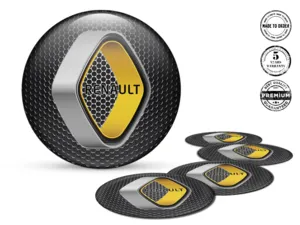 Renault Adesivi Cupola Custom Etichette Ruota Pregiate